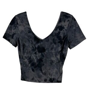 Lululemon Align Tee, Diamond Dye Lunar Rock, Size 4